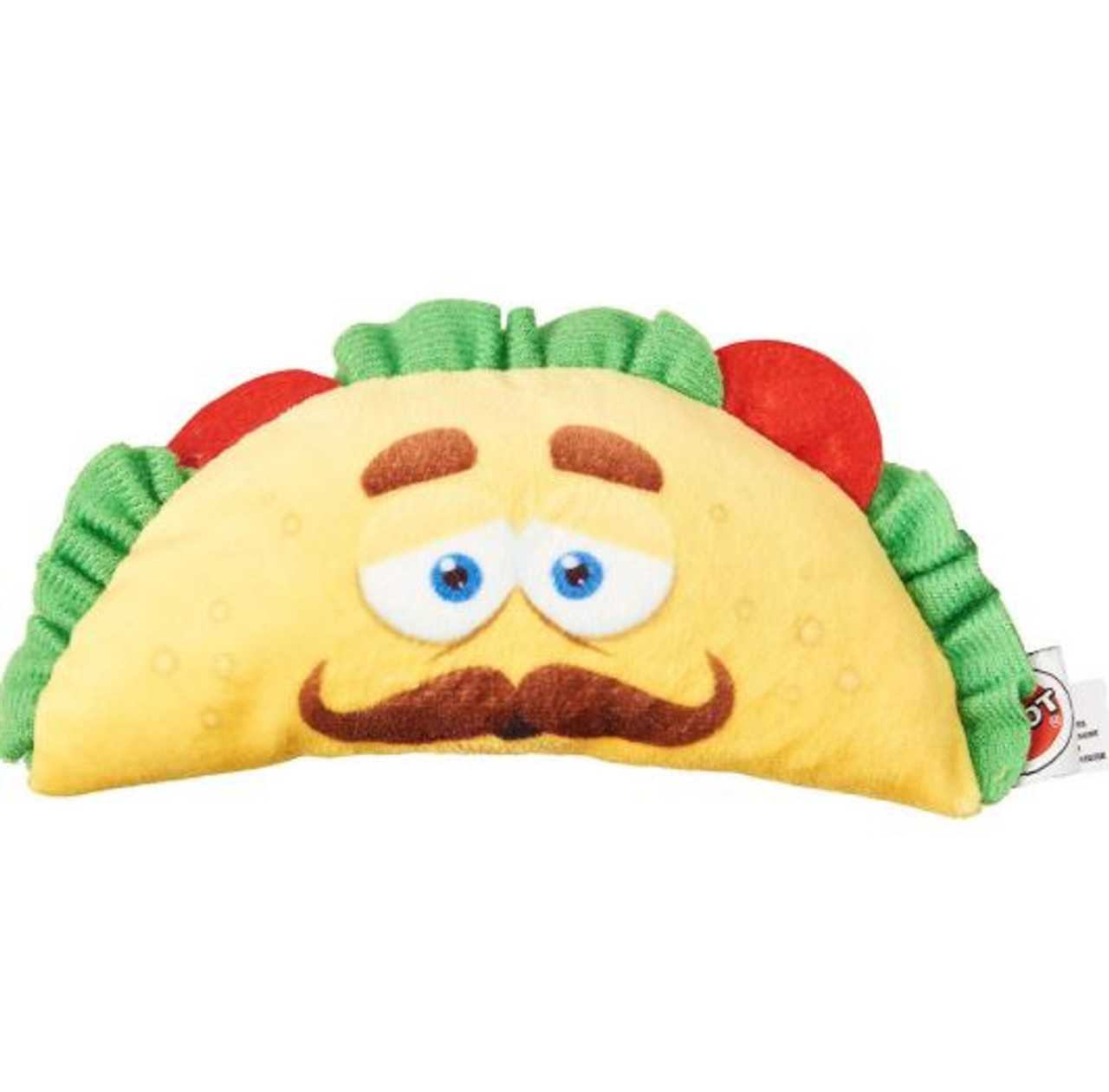 Spot Fun Food Taco Plush Dog Toy， Small