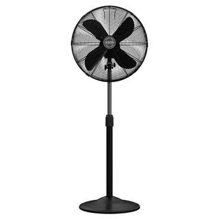 Hunter Classic 16 in. 3-speed Pedestal Fan in Matte Black with Non-slip Base and Easy-Carry Handle 97316