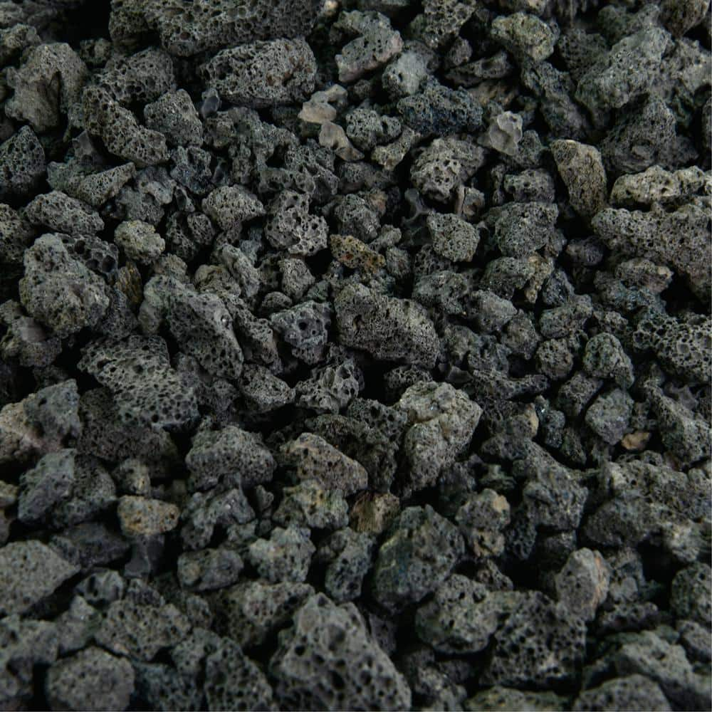 Fire Pit Essentials 10 lbs. Black Lava Rock 3/8 in. 01-0355