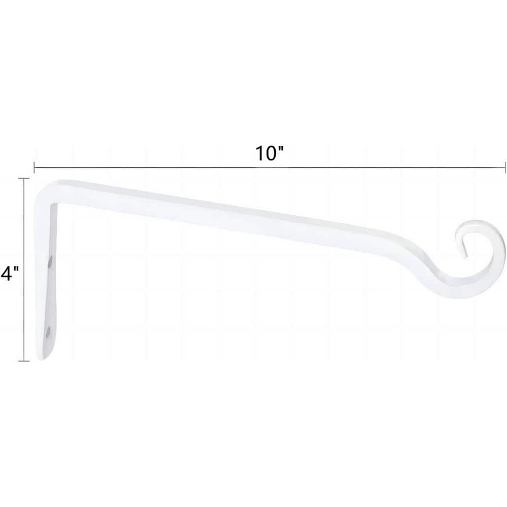 Cubilan 14 in. x 11 in. Exceptionally Sturdy Plant Hanger - Heavy-Duty Brackets for Plant Hangers Outdoor Metal B07TLJRTYT