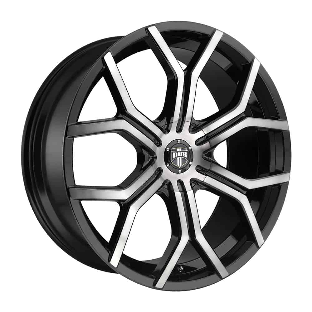 DUB 1PC S209 ROYALTY S209 24X9.5 6X135/5.5 GL-MACH-DDT 30MM