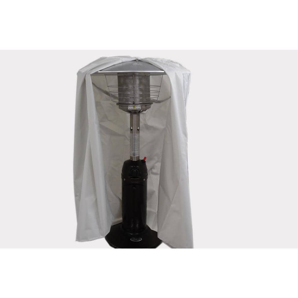 AZ Patio Heaters 38 in. Heavy Duty Silver Portable Patio Heater Cover HVD-TTCV-S