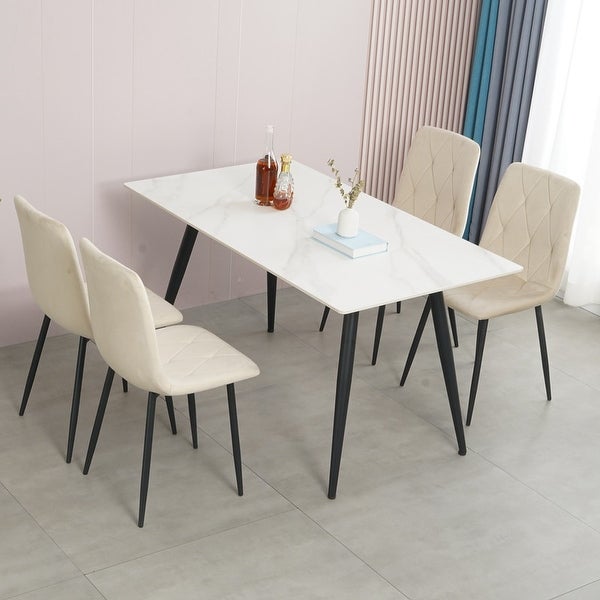 Modern Velvet Dining Kitchen Chair (set of 4)