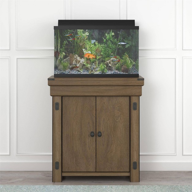 Wildwood 20 Gallon Aquarium Or Terrarium Tank Stand Rustic Gray Ollie amp Hutch