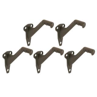 Design House Oil Rubbed Bronze Steel and Zinc Construction Standard Handrail Bracket (5-Pack) 182014