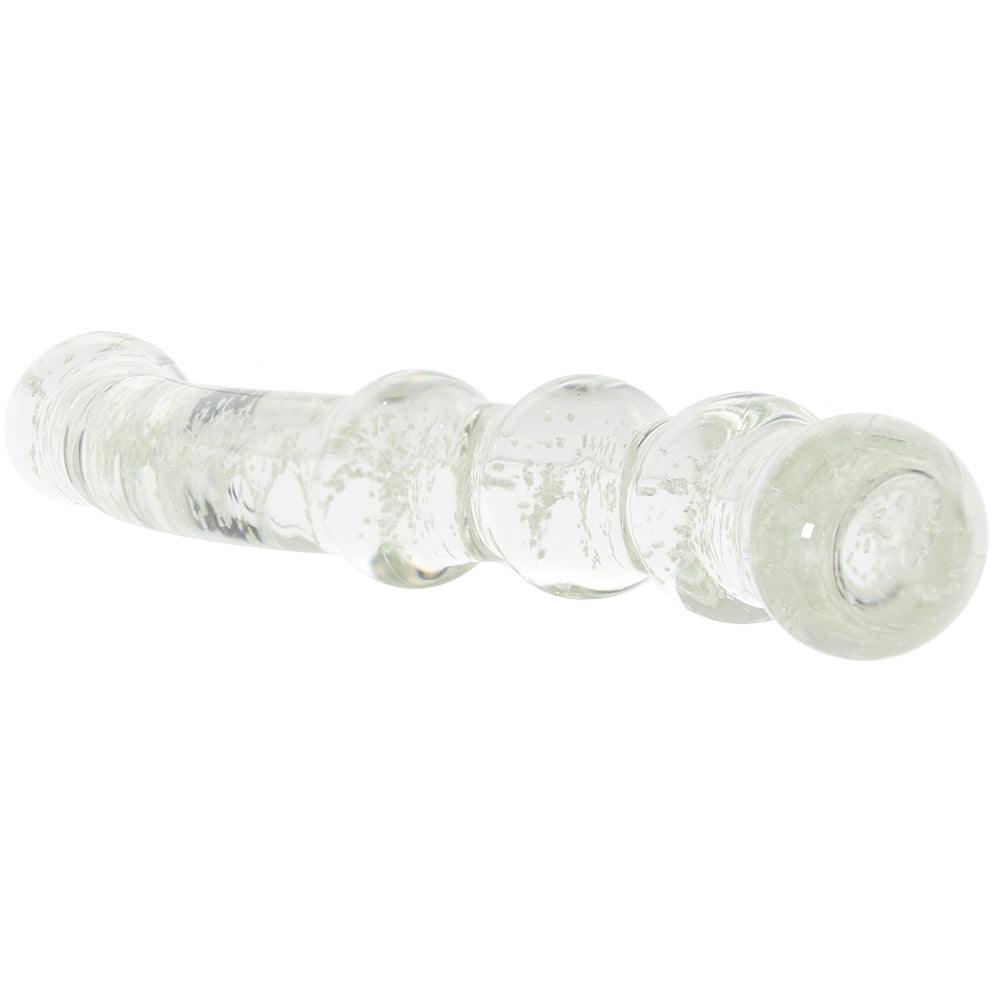 Whipsmart Glow In The Dark Beaded Glass Double Dildo