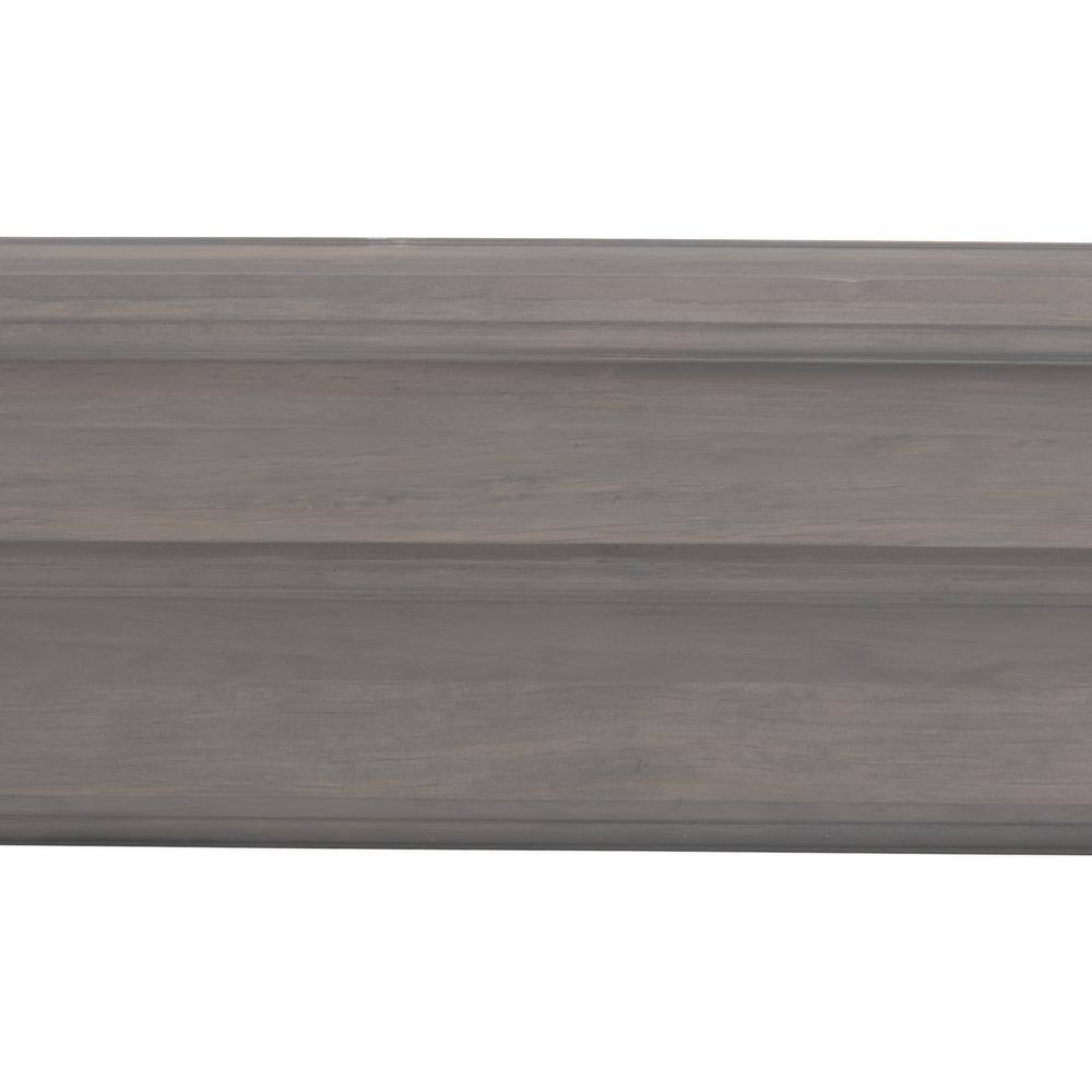 Dogberry Collections 60 in. Ash Gray French Corbel Mantel Shelf m-fcor-6077-gash-none