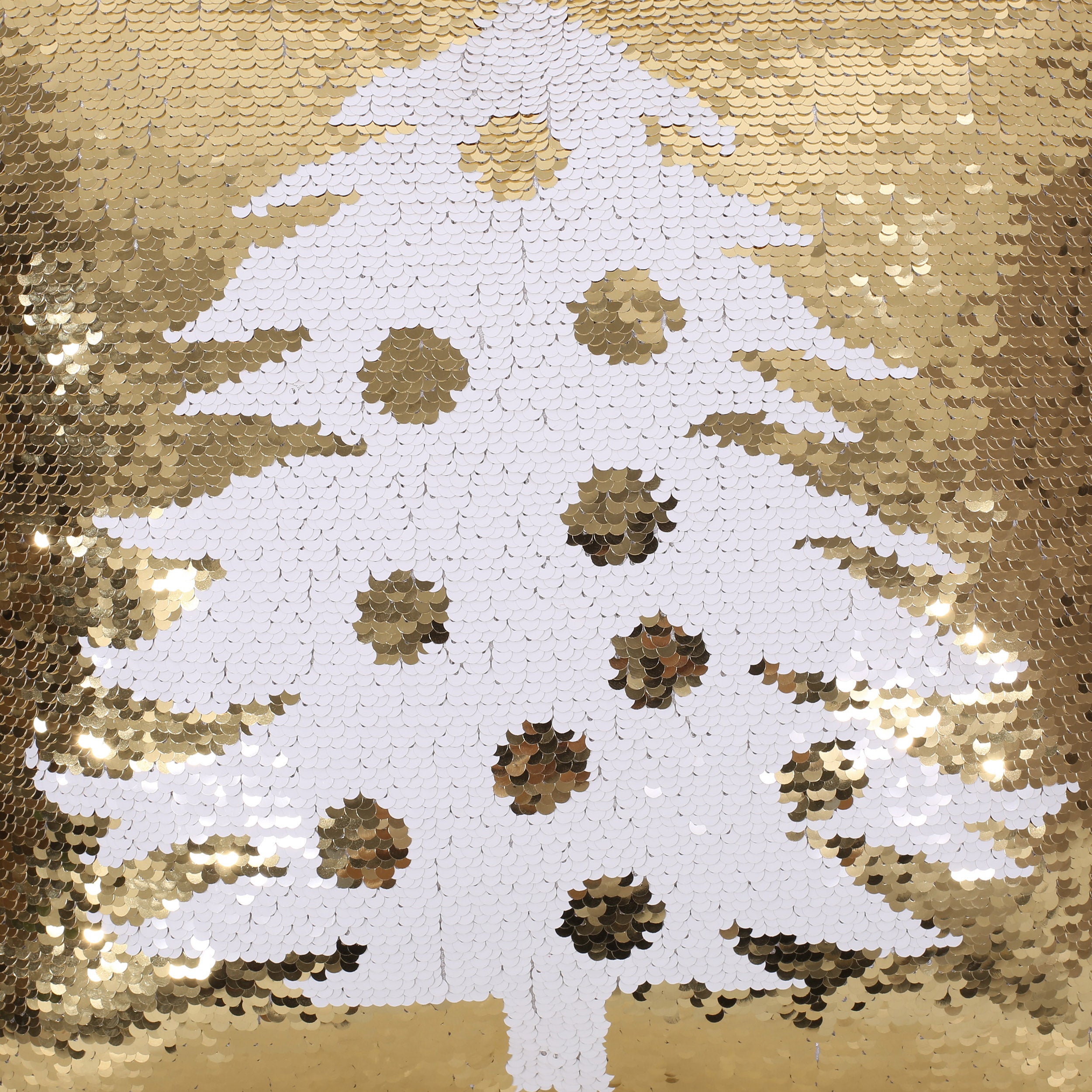 Krosp Glam Sequin Christmas Throw Pillow