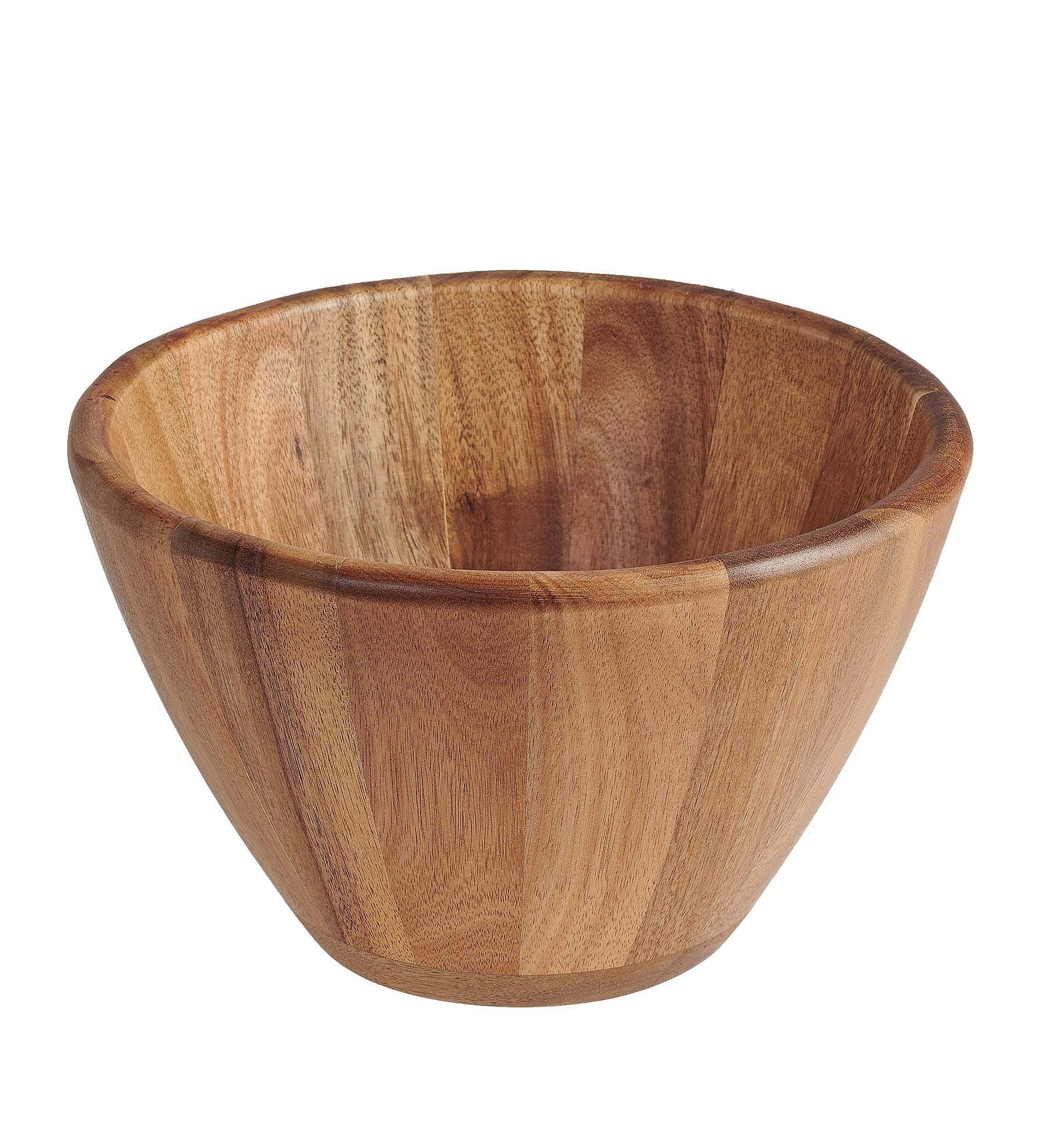 Servappetit Acacia Wood Large Serving Bowl - Made of Premium Acacia Wood - Salads， Fruits， Chips， Nachos， Bread and Other Snacks