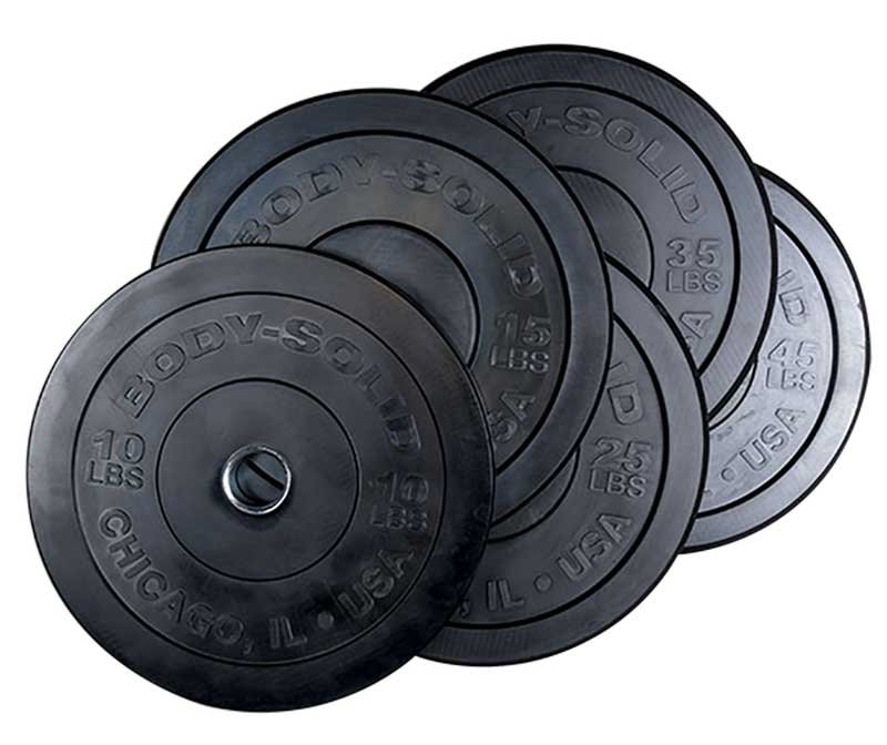 Body-Solid Chicago Extreme Bumper Plates Set