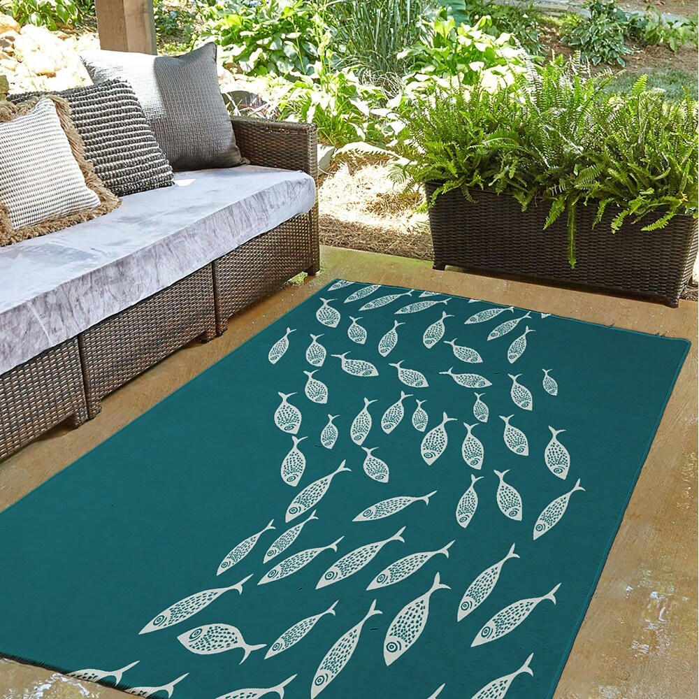 Escuela Nautical Indoor/Outdoor Rug