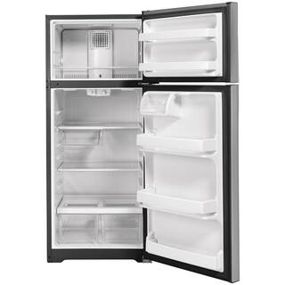 GE 17.5 cu. ft. Top Freezer Refrigerator in Stainless Steel GTS18GSNRSS