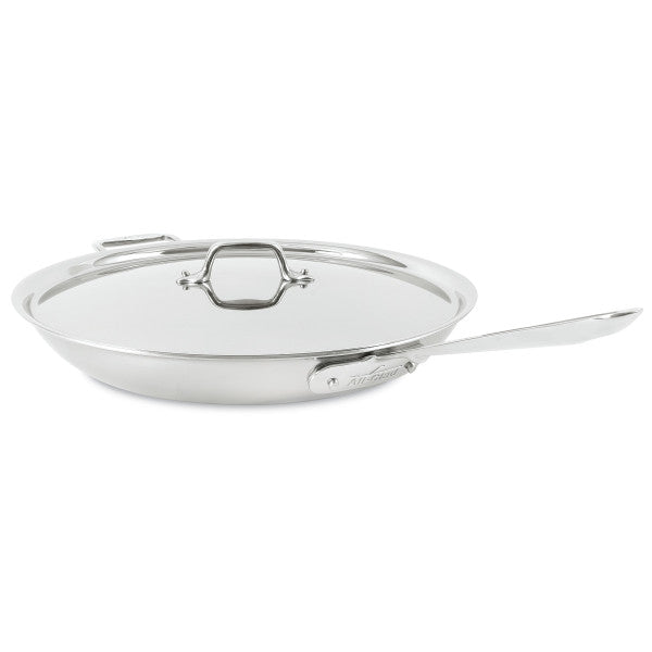 All-Clad D3 Stainless Steel Frying Pan with Lid