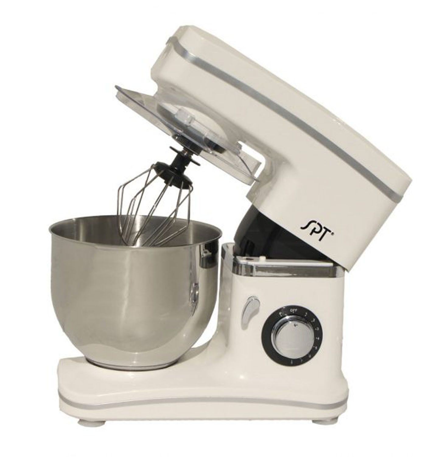 Sunpentown 8-Speed Stand Mixer (White)