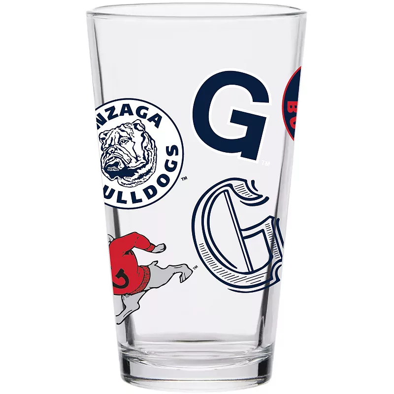 Gonzaga Bulldogs 16oz. Medley Vintage Pint Glass