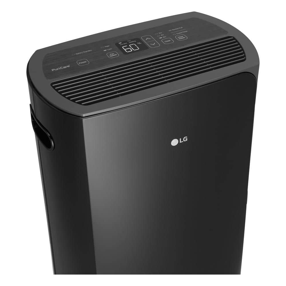 LG PuriCare 50Pint Dehumidifier with Clear Bucket with Handle and Drain Pump WiFi Enabled