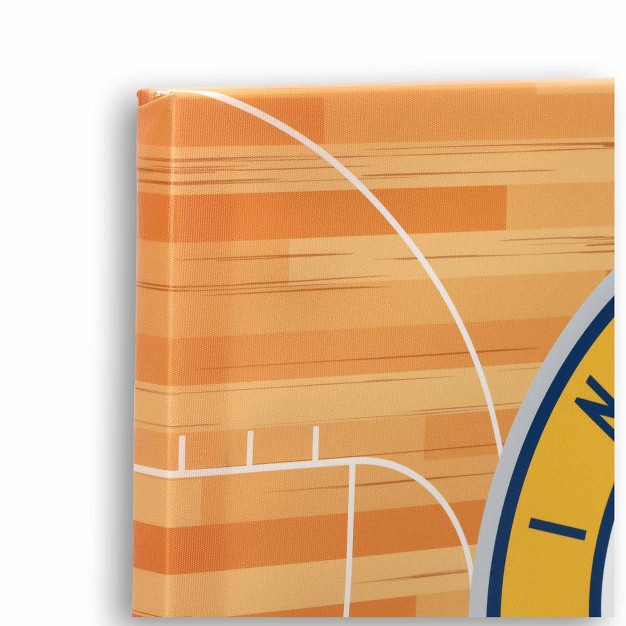 Nba Indiana Pacers Court Canvas Wall Sign