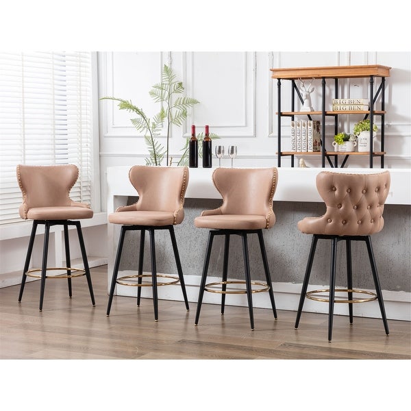 180° Swivel Bar Stool Chair for Kitchen Set of 2