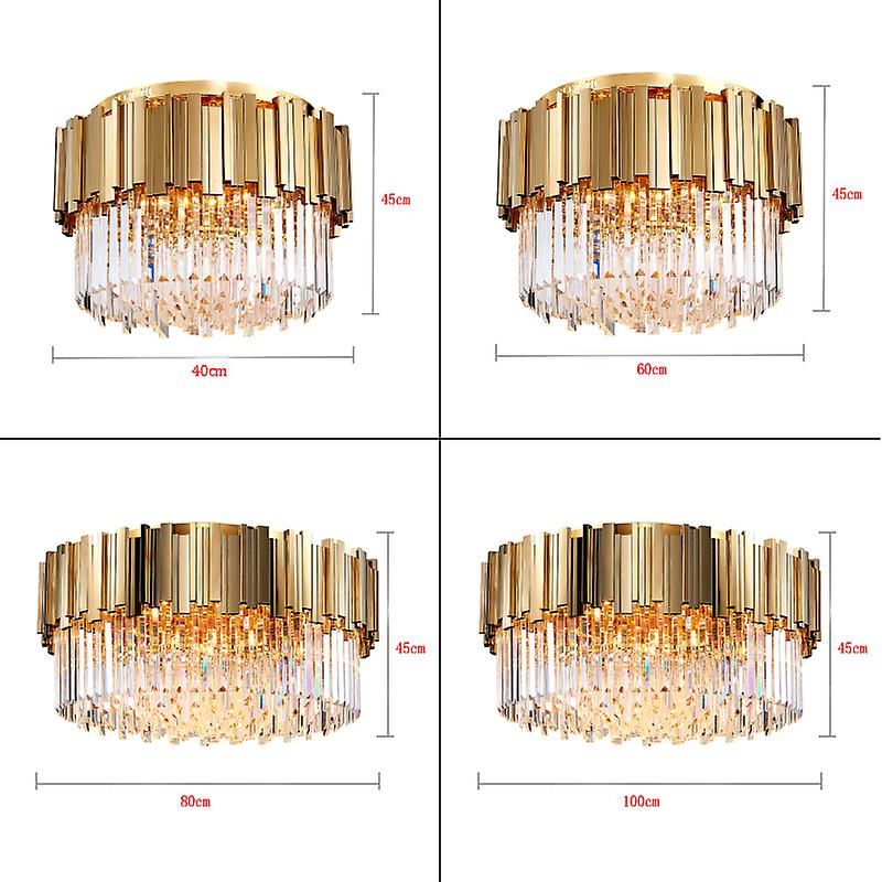 Phube Crystal Ceiling Luxury Modern Bedroom Led Home Indoor Fixtures