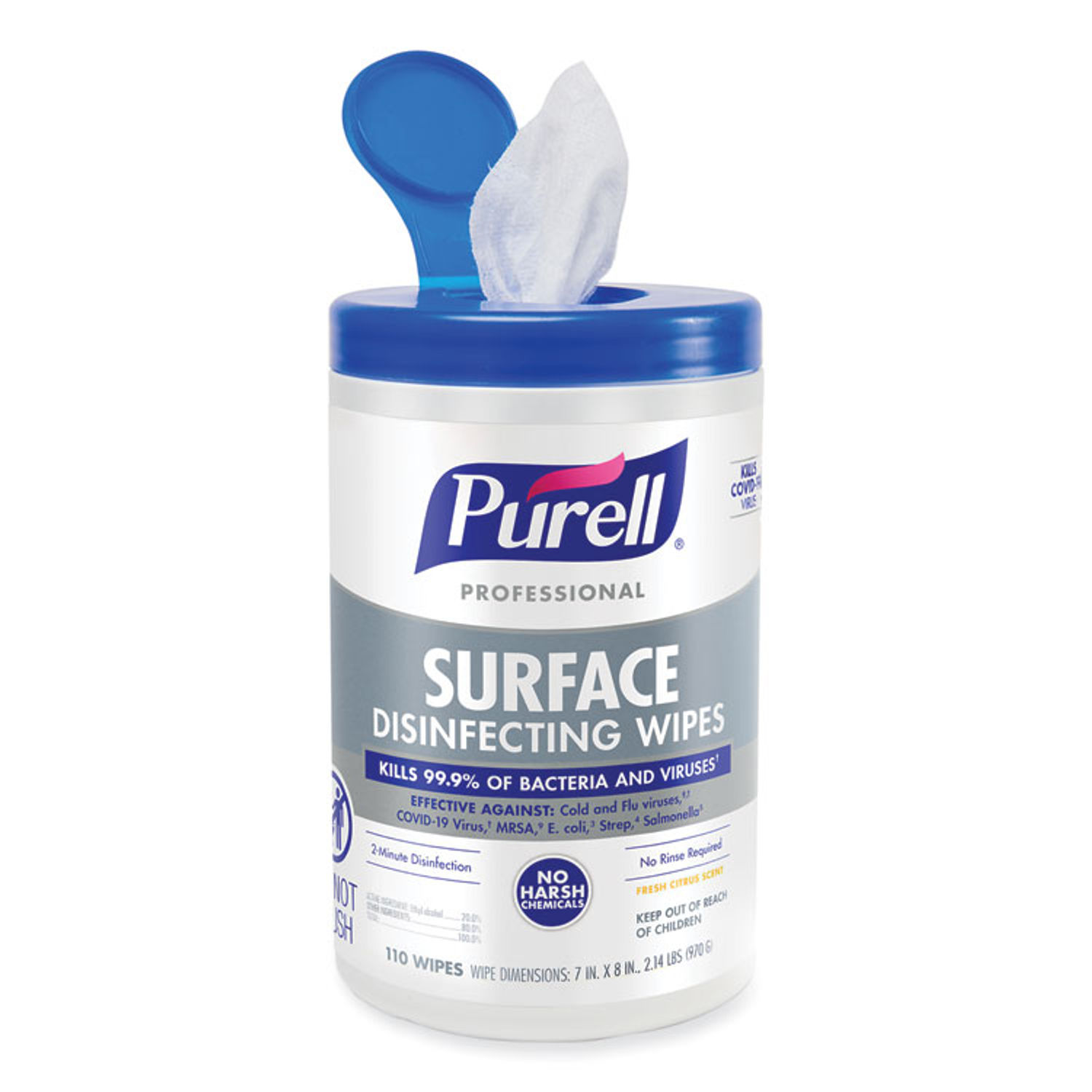 Professional Surface Disinfecting Wipes by PURELLandreg; GOJ934206CT