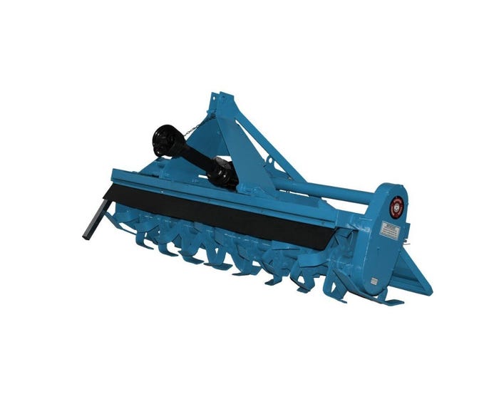 King Kutter 6 Gear Driven Rotary Tiller， Blue - RTG-72-BK