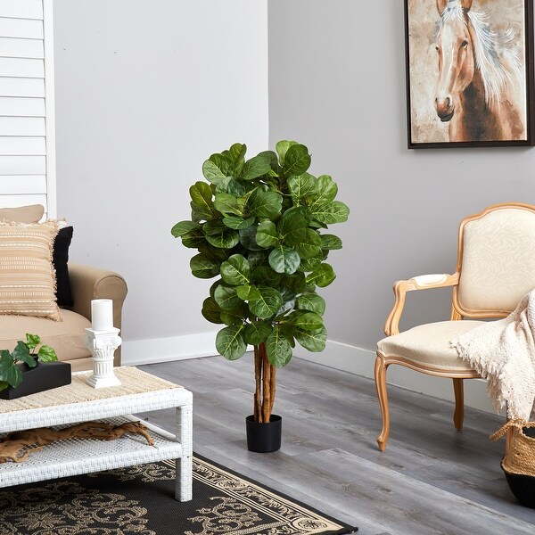 4' Fiddle Leaf Fig Artificial Tree