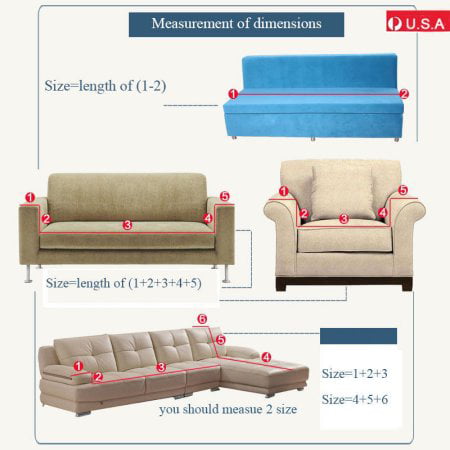 Couch Covers Polyester Elastic Sofa Cover Universal Sofa Slipcovers for Living Room (Big Sofa,Coffee)