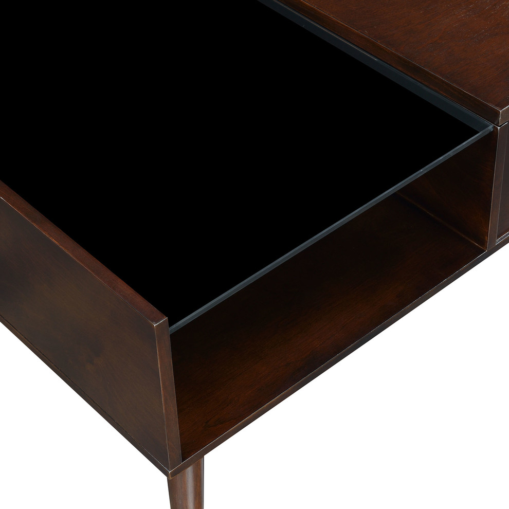 Morgan Mid Century Lift Top Coffee Table  Espresso   Midcentury   Coffee Tables   by Picket House  Houzz