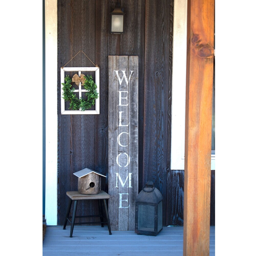 Rustic Farmhouse 5ft Vertical Front Porch Welcome Sign