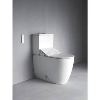 Duravit SensoWash Slim Electric Bidet Seat for Elongated Toilet in White 611000001001300