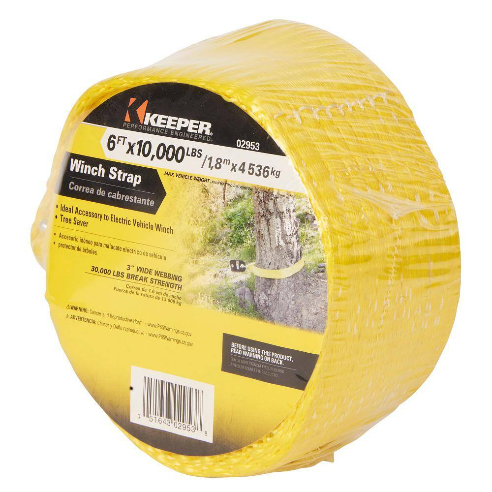 Keeper 3 in. x 6 ft. Tree Saver Strap 02953