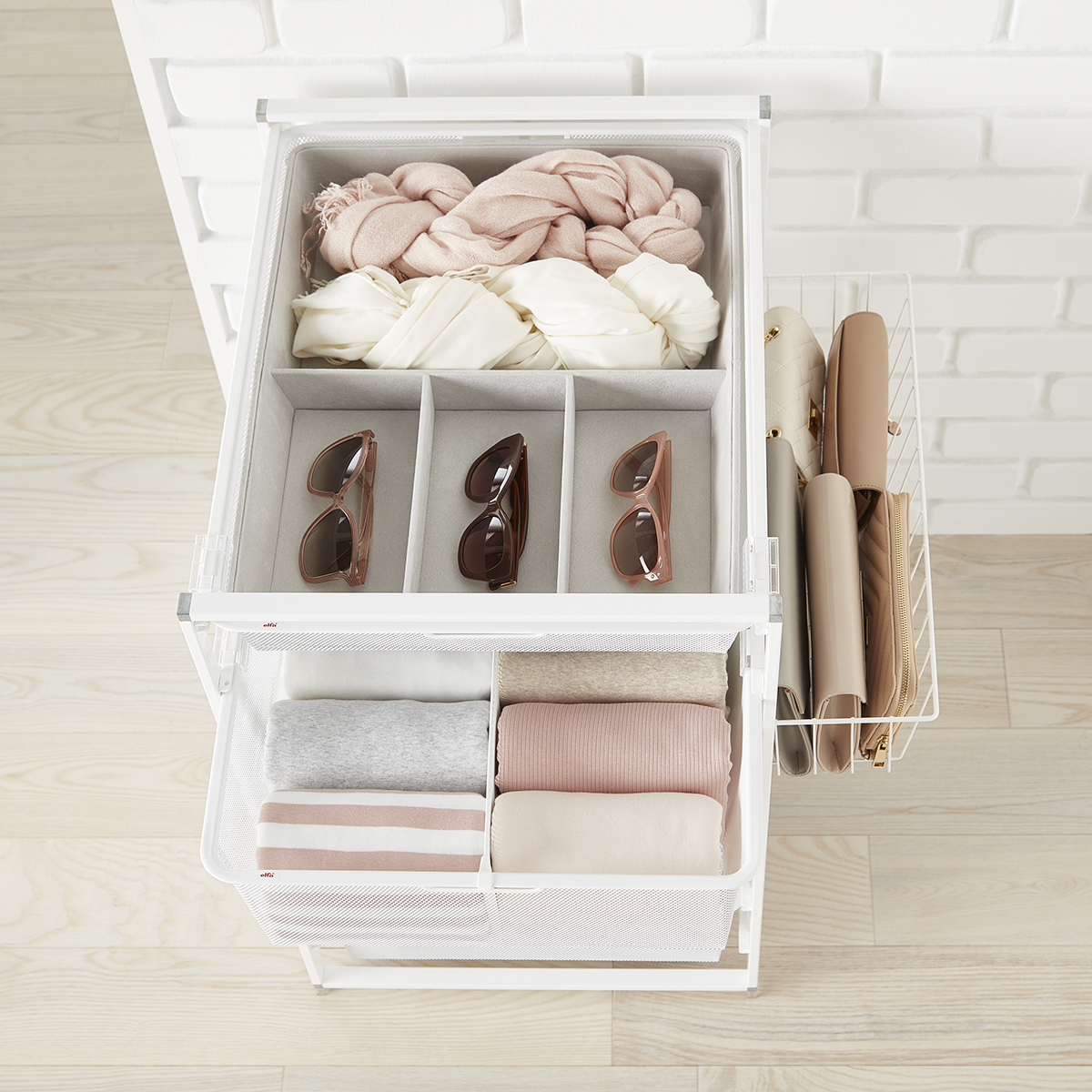 Elfa White Drawers Solution amp Organizers