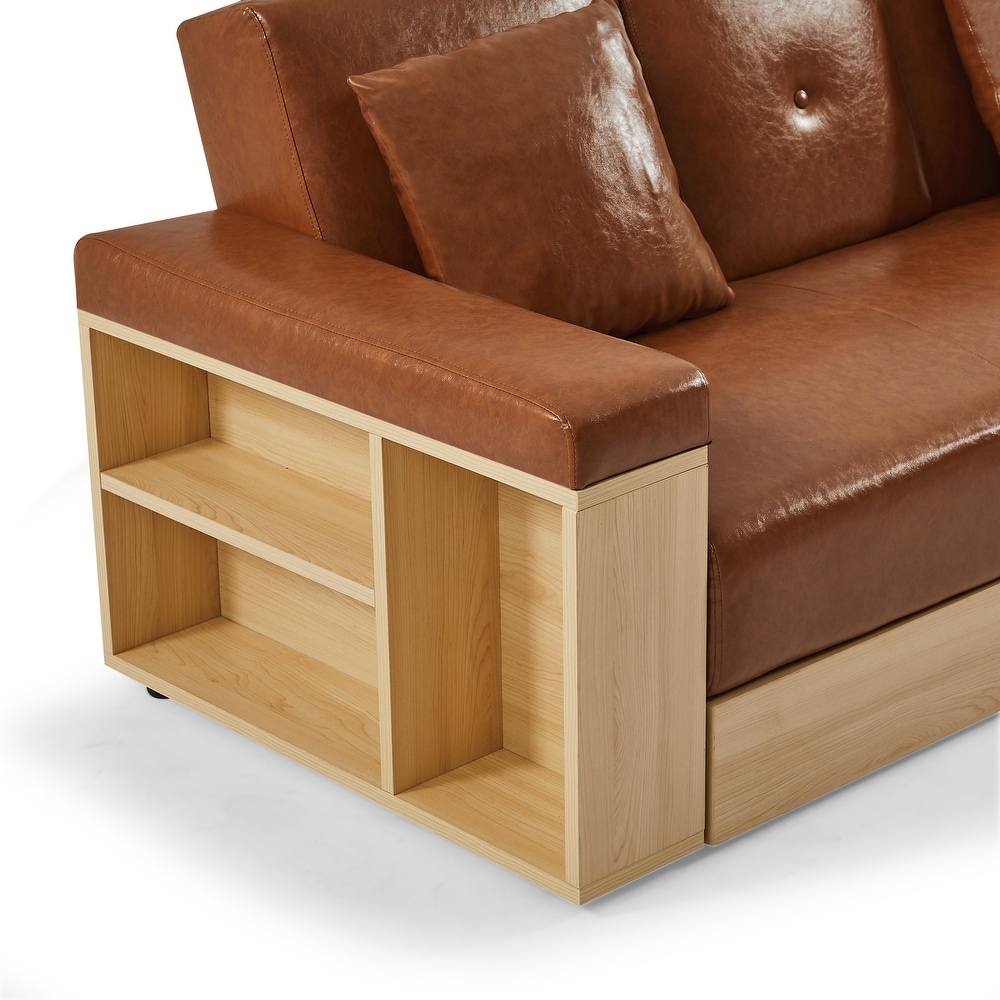 Multi functional sofa with storage box and drawer