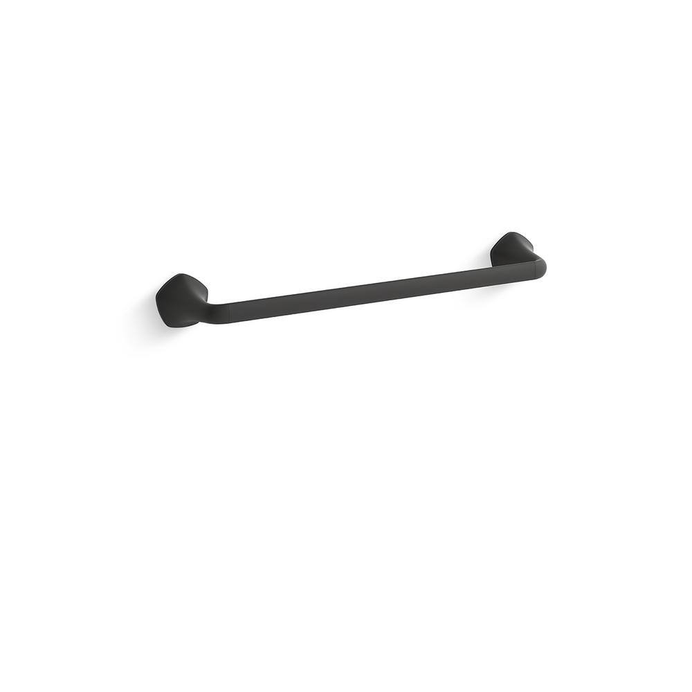 KOHLER Sundae 18 in. Towel Bar in Matte Black R31059-BL