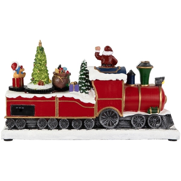 12 LED Animated and Musical Toy Shop Train Christmas Village Display