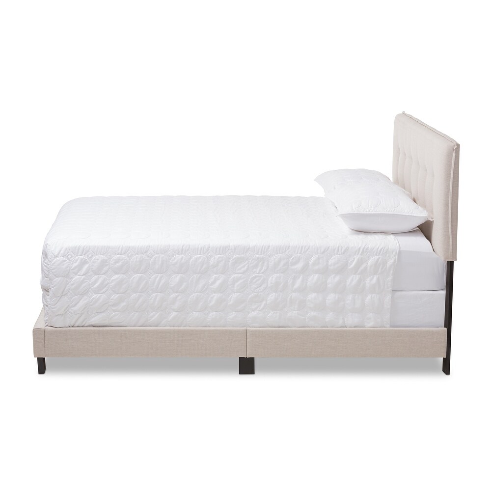 Contemporary Fabric Bed by Baxton Studio