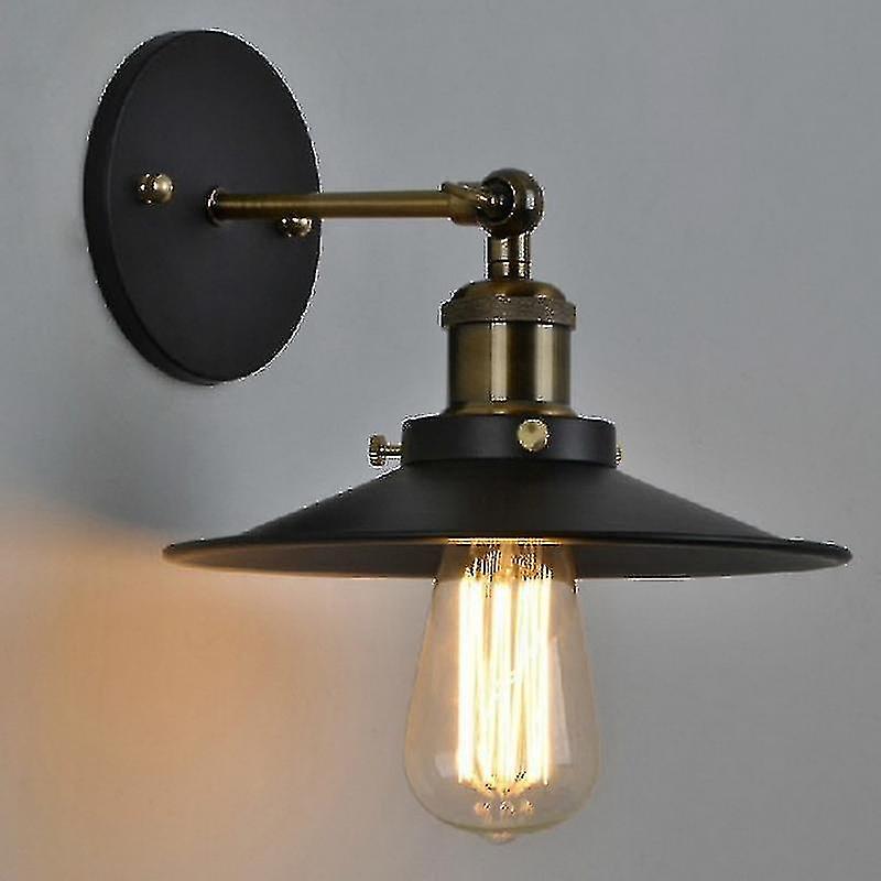 Industrial Black Wall Lights - Without Bulbs