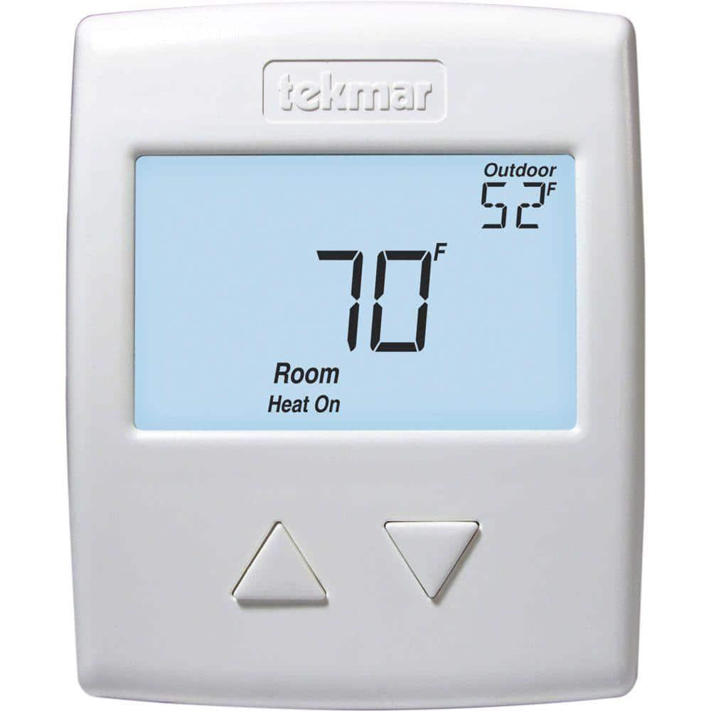 tekmar Radiant 519  Digital NonProgrammable 1Stage Heat Thermostat with Slab Sensor 079