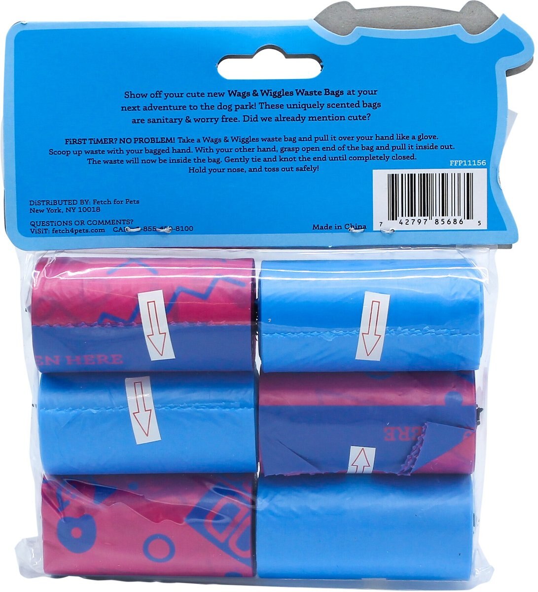 Wags and Wiggles Scented Wastebags Refill Pack