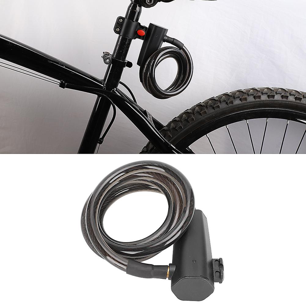 Bike Steel Wire Lock Fingerprint Bluetooth Unlock Waterproof Ip65 For Bicycle