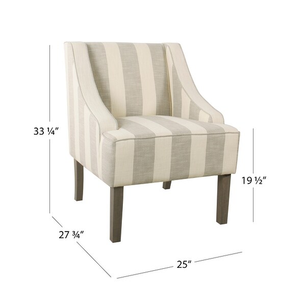 HomePop Classic Swoop Accent Chair