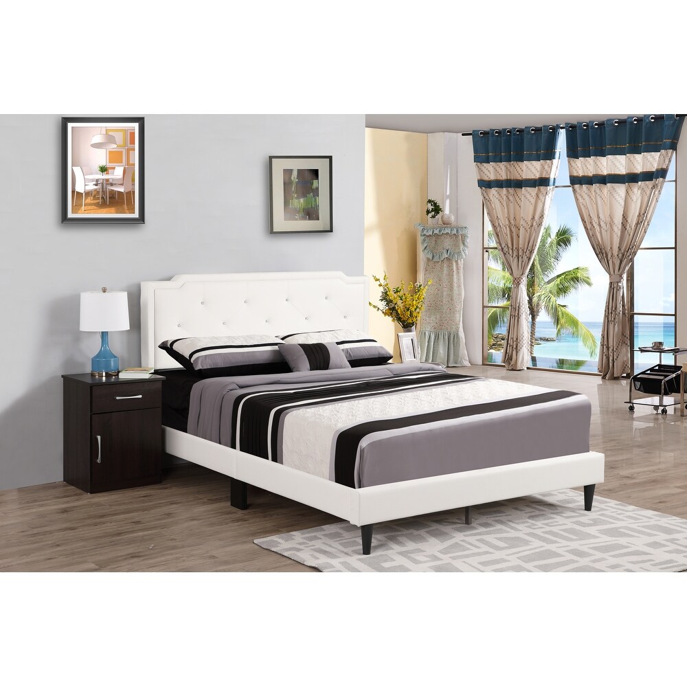 Deb Adjustable Queen Panel Bed