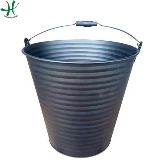 Square zinc planter pot made in Vietnam with plastic pot inside for Home decor (HZ 13 7565/2)