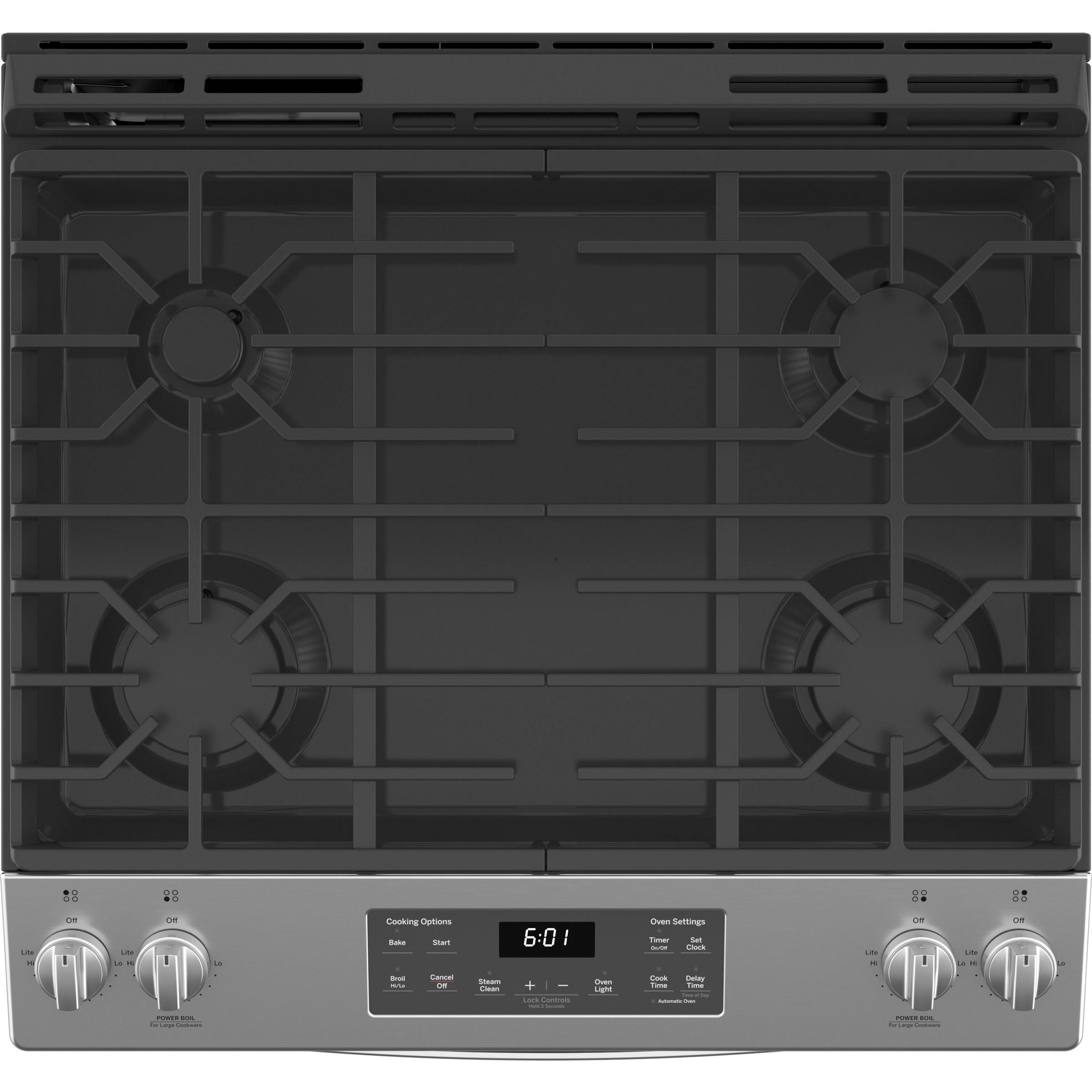 GE 30-inch Slide-in Gas Range JCGSS61SPSS