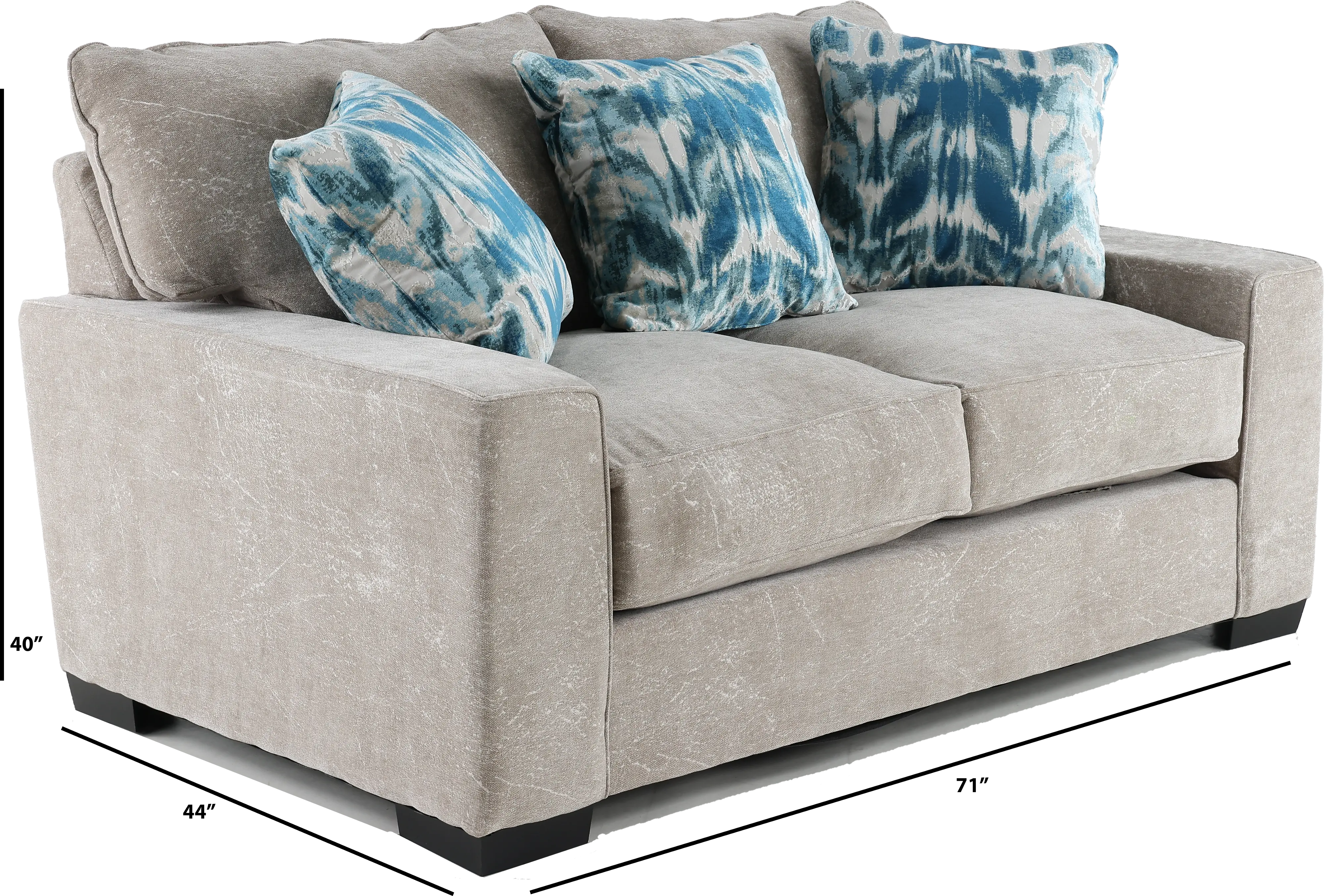 Troy Beige Loveseat