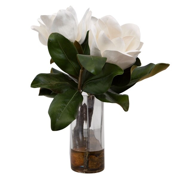 Magnolia Floral Tabletop Artificial Centerpiece