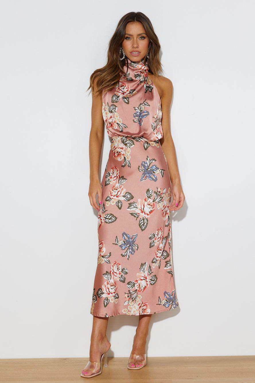 Faking It Maxi Dress Pink