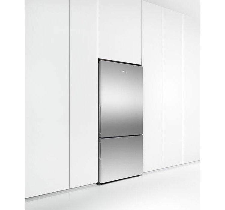 Fisher and Paykel Series 5 17.5 Cu. Ft. Stainless Steel Right-Hinge Freestanding Refrigerator Freezer