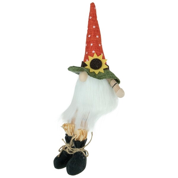 11 Sitting Sunflower Autumn Harvest Tabletop Gnome Figurine