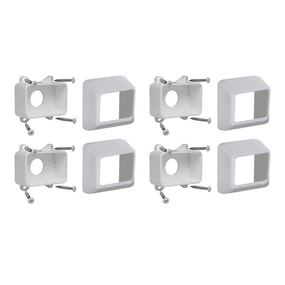 Barrette Outdoor Living Select White Vinyl Bracket Kit 73012488